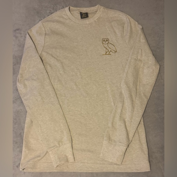 Drake October's Very Own Owl Logo Long-sleeved T-Shirt Size XS Men Rapper Artist - Picture 1 of 8